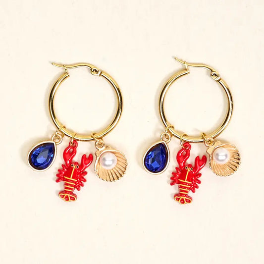 Under The Sea Hoop Earrings