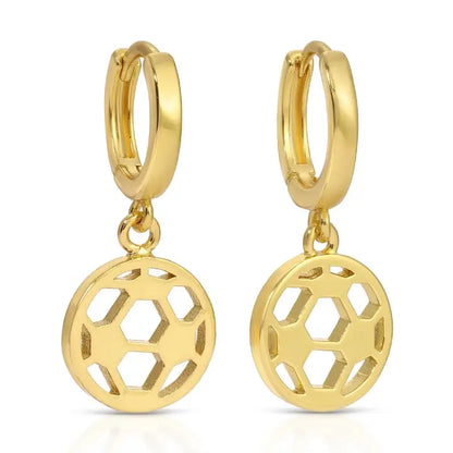 Soccer Huggie Earrings
