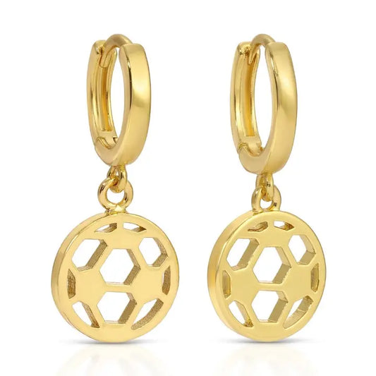Soccer Huggie Earrings