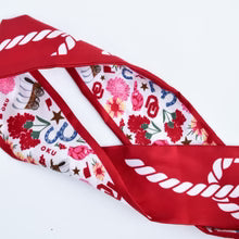 Saturday Silks Oklahoma Sooners Skinny Scarf