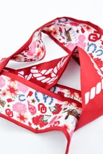 Saturday Silks Oklahoma Sooners Skinny Scarf