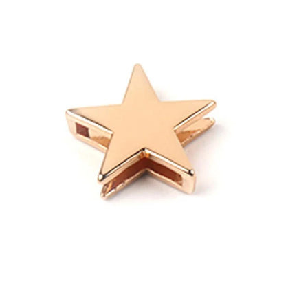 Gold Star Slide Charm