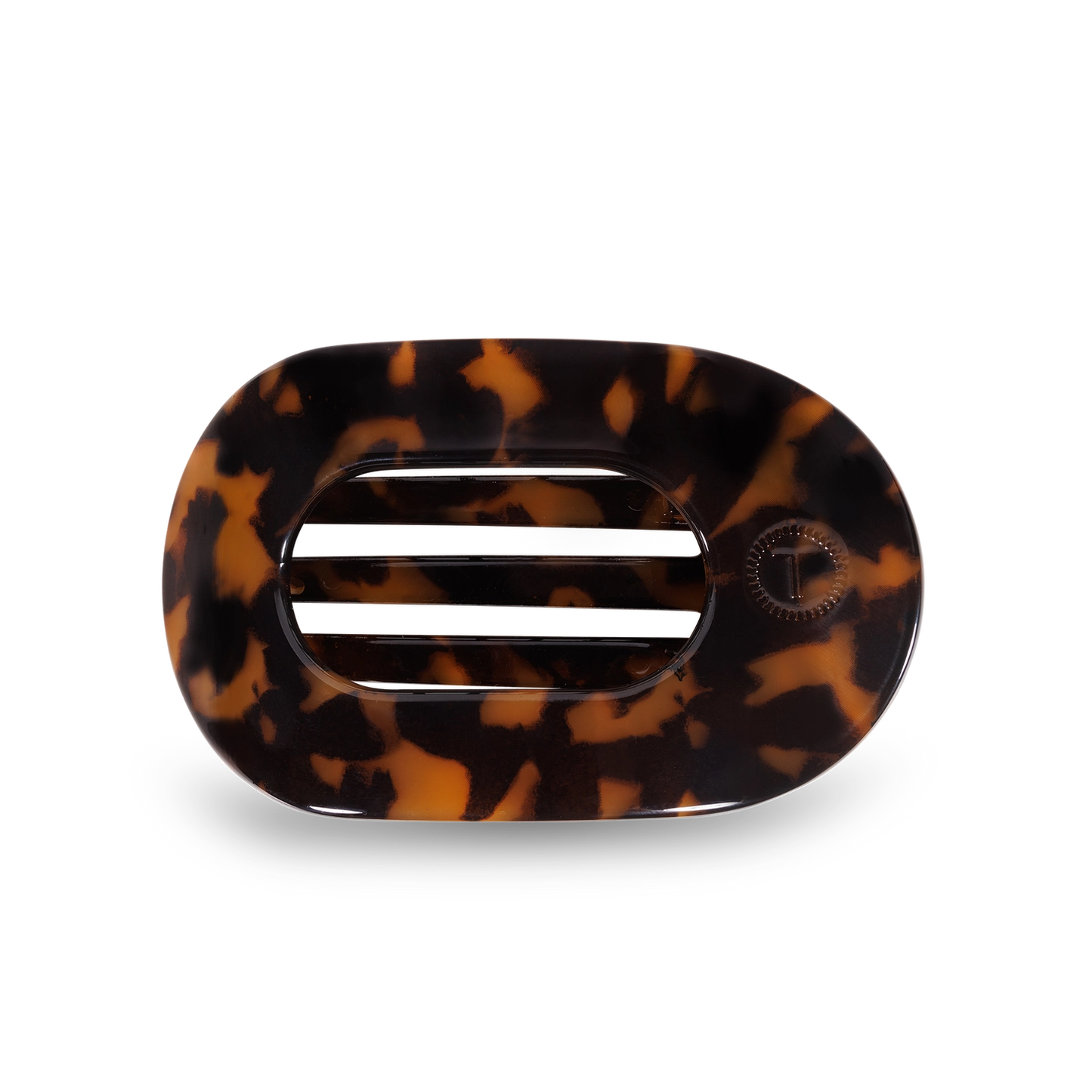 Teleties Small Round Flat- Tortoise