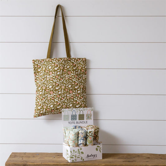 Floral Canvas Cotton Tote