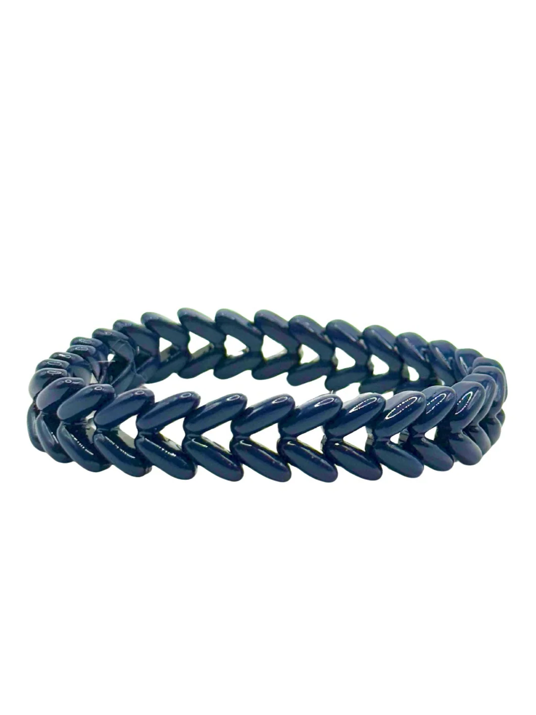 The Navy Waving Wheat Bracelet